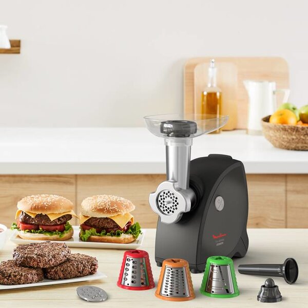 Moulinex Tritacarne Me4728 Hv4 Successor Black E Silver - ME472832