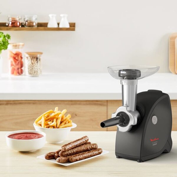 Moulinex Tritacarne Me4728 Hv4 Successor Black E Silver - ME472832