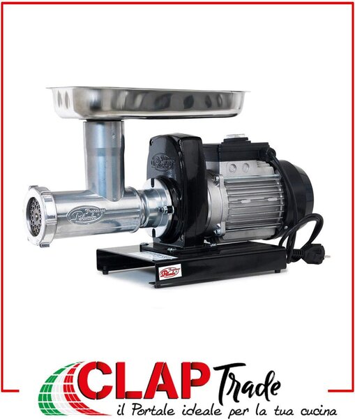 Gruppo Palumbo Tritacarne Motore Elettrico Potenza 0.5 hp materiale Acciaio Inox - 120 SM 12