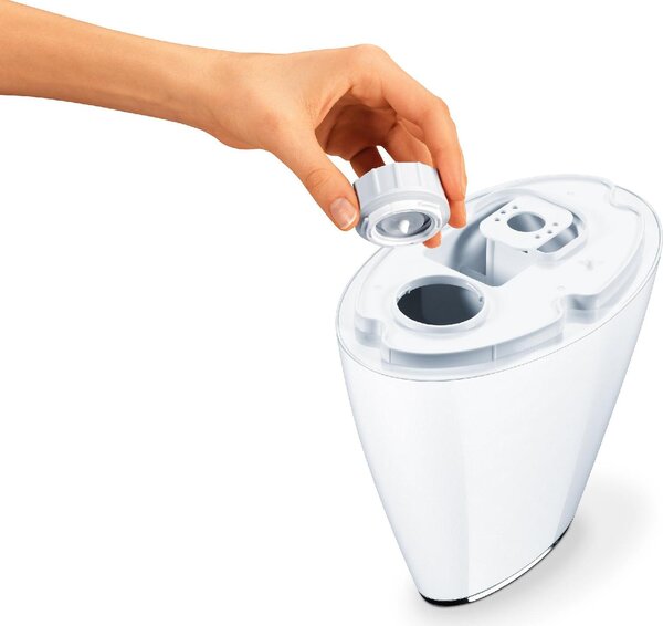 Beurer Umidificatore ad ultrasuoni Capacit 2 Litri Capacit di umidificazione 200 ml /h colore Bianco - LB 37 white