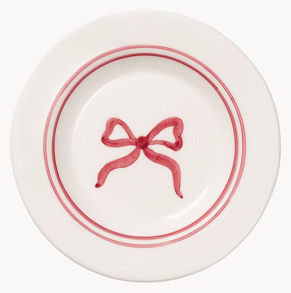 Piatto da dessert dipinto a mano Bow