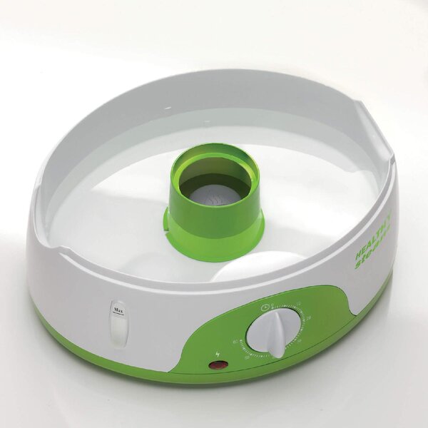 Ariete Vaporiera elettrica Cottura Vapore Capacit 9 Litri Potenza 800 Watt 3 Cestelli e Timer colore Verde / Bianco - 0911/00 Healthy Steam
