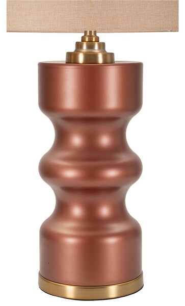 La Lampada da Tavolo Resina ROSENTHAL -H texture finitura calda e dettagli dorati Dimensioni �40x h 69,5 cm Lampada E-27 Attacco base dal profilo ondulato