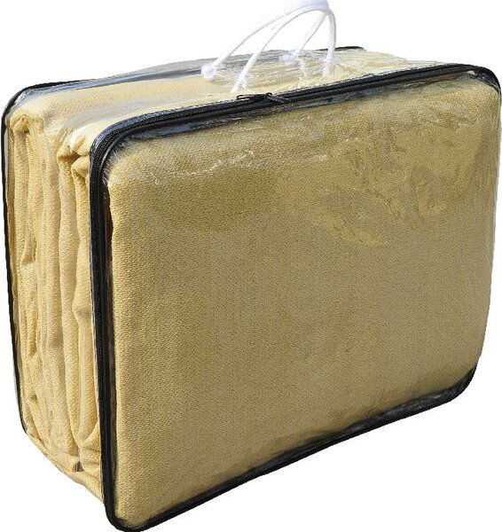 VivaGarden Vela Ombreggiante Impermeabile Quadrata 3,6x3,6 mt in HDPE con Protezione raggi UV colore Beige