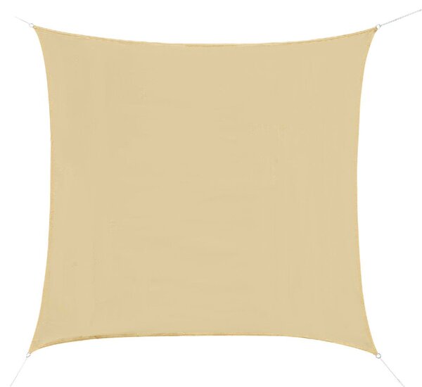 VivaGarden Vela Ombreggiante Impermeabile Quadrata 3,6x3,6 mt in HDPE con Protezione raggi UV colore Beige