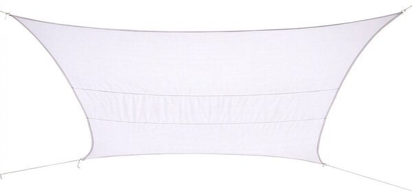 Giardini del Re Vela Ombreggiante Quadrata 5x5 mt in Poliestere colore Bianco