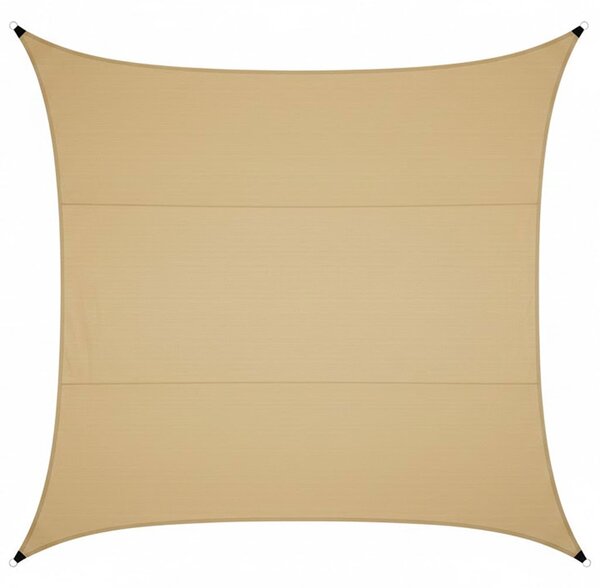 Giardini del Re Vela Ombreggiante Quadrata 3x3 mt in HDPE colore Beige