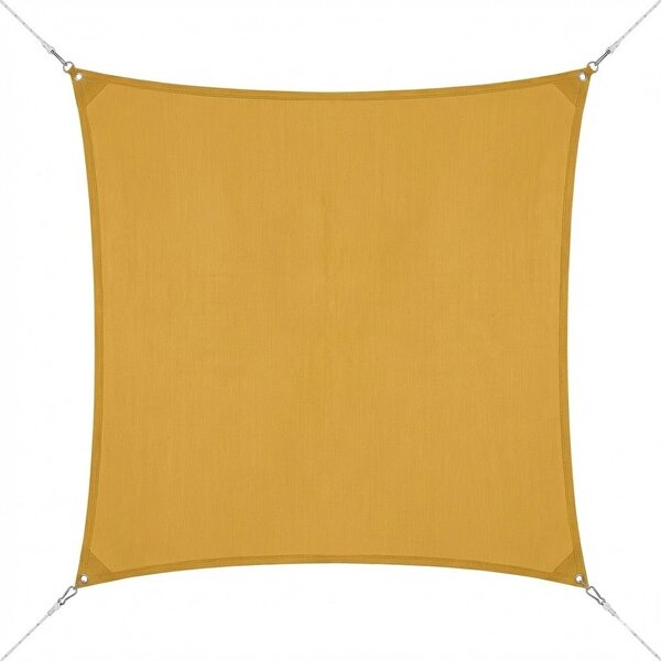 Giardini del Re Vela Ombreggiante Quadrata 5x5 mt in Poliestere colore Beige