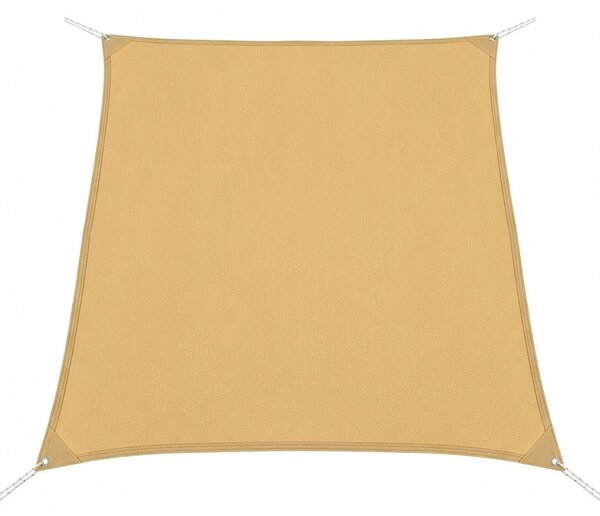 Giardini del Re Vela Ombreggiante Quadrata 5x5 mt in Poliestere colore Beige