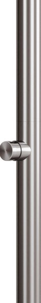 Doccia da Giardino esterno Temporizzata LUNA-TMP-INOX Doppio Attacco Dimensioni 26x37x h 200,7 cm Con Temporizzatore Solo Acqua Fredda da esterno In Acciaio Inox 316 L