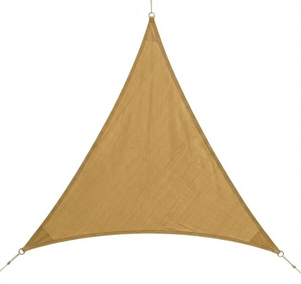 Giardini del Re Vela Ombreggiante Triangolare 5x5x5 mt in Poliestere colore Beige