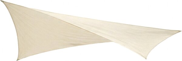 LIF Vela Ombreggiante Triangolare 3,6x3,6x3,6 mt in Polietilene con Protezione raggi UV colore Beige - Triangle