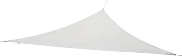 Brixo Vela Ombreggiante Triangolare 5x5x5 mt in Polietilene colore Bianco - Positano
