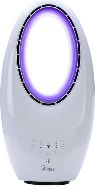 Ardes Ventilatore a Colonna 3 Velocit con Timer, Oscillazione Verticale e Telecomando colore Bianco - AR5BL1B