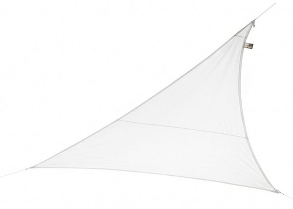 Giardini del Re Vela Ombreggiante Triangolare 5x5x5 mt in Poliestere colore Bianco