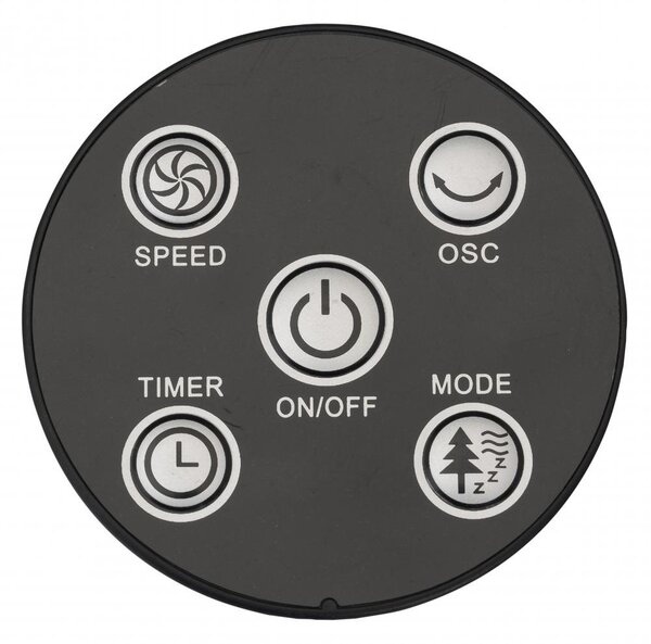 Bimar Ventilatore a Colonna Senza Pale Torre 80 Cm a 3 Velocit e 3 Modalit di Funzionamento Oscillazione e Motore 45W colore Nero - VC78