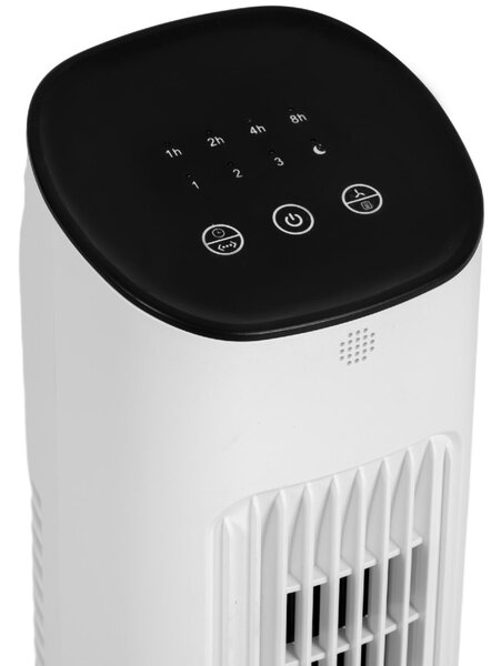 DecHome Ventilatore a Colonna con Telecomando e 3 Velocit Timer 15 Ore Oscillazione e Modalit Notte colore Bianco - 27N0WT