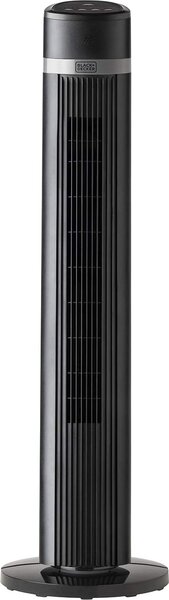 Black & Decker Ventilatore a Colonna Torre con Telecomando Oscillante 4 Velocit Potenza 45 Watt colore Nero - BXEFT50E