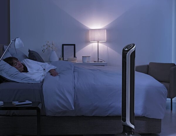Rowenta Ventilatore a Colonna Torre senza Pale 3 Velocit con Telecomando e Timer Oscillante colore Nero - VU6670 Eole Infinte
