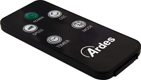 Ardes Ventilatore a Colonna Torre senza Pale 3 Velocit con Telecomando e Timer colore Bianco - AR5T1000 Oracle H RC