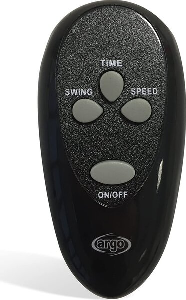 Argo Ventilatore a Colonna Torre senza Pale 3 Velocit con Telecomando e Timer Oscillante colore Silver - Aspire Tower