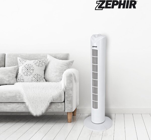 Zephir Ventilatore a Colonna Torre senza Pale 3 Velocit Oscillante con Timer - PH81