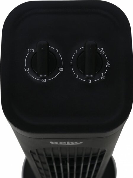 Beko Ventilatore a Colonna Torre senza Pale 3 Velocit Oscillante con Timer colore Nero - EFW5300B