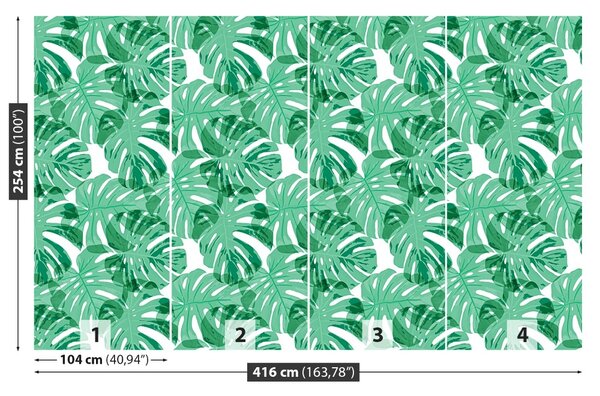 Carta da parati Modello tropicale 104x70 cm
