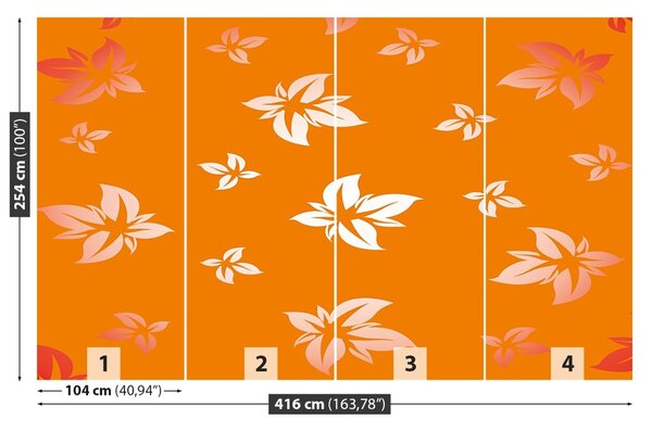 Carta da parati Pattern floreale 104x70 cm