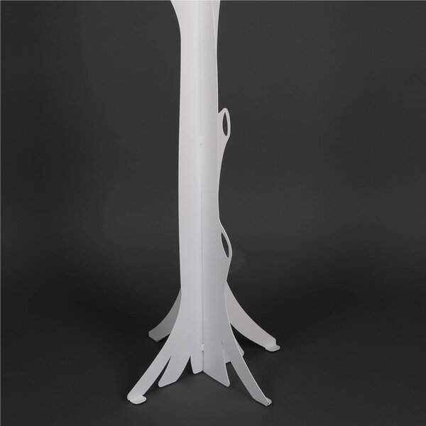 Appendiabiti da terra in metallo design Natura Albero Dimensioni 60x60x h 190 cm la natura con una struttura ad albero con rami colore bianco