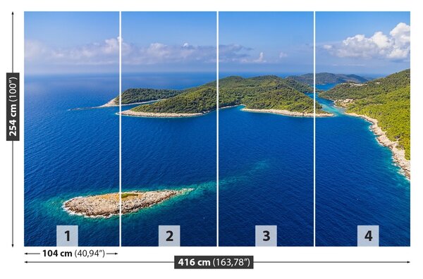 Carta da parati Isola della Croazia 104x70 cm