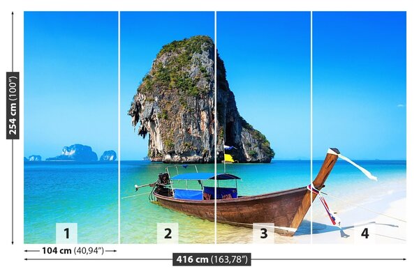 Carta da parati Thailandia Beach 104x70 cm