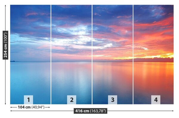 Carta da parati Il tramonto 104x70 cm