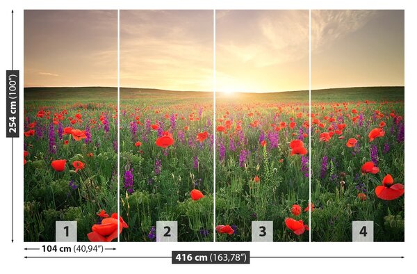 Carta da parati Maki Meadow 104x70 cm