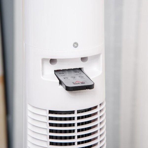 DecHome Ventilatore a Torre 50W a 3 Modalit e 3 Velocit con Timer da 12h in ABS 32x118.2 cm colore Bianco - V90AM353