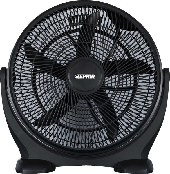 Zephir Ventilatore Box Fan da Pavimento a Pale Diametro 40 cm Orientabile 3 Velocit colore Nero - ZBF04 cm