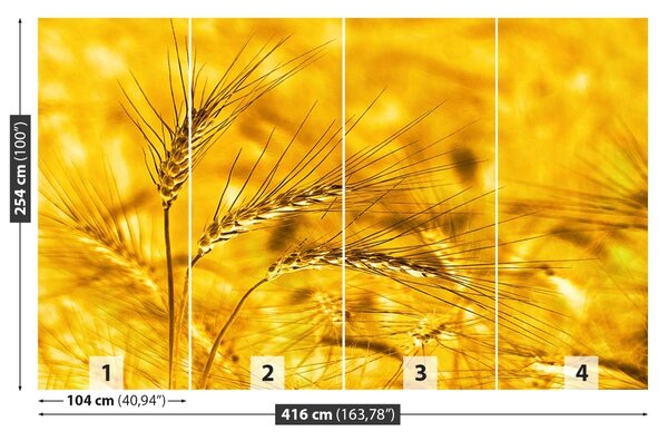 Carta da parati Campo di grano 104x70 cm