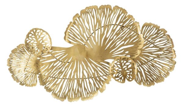 Pannello in ferro IRIS verticale cm 101x5x h75 cm oro metallo laccato