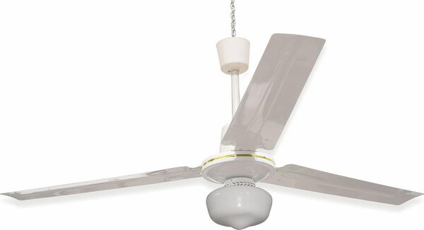 Kooper Ventilatore da Soffitto con Luce Lampadario Ventilatore 3 Pale 140 cm - 2193211