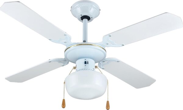 Zephir Ventilatore da Soffitto con Luce Lampadario Ventilatore 4 Pale Diametro 107 cm 3 Velocit - ZFS9107B