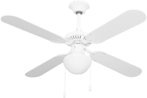 Niklas Ventilatore da Soffitto con Luce Lampadario Ventilatore 4 Pale in MDF Diametro 105 cm 3 Velocit - Fly T 105
