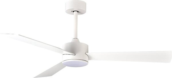 Perenz Ventilatore da Soffitto con Luce LED e Telecomando 3 Pale 132 cm colore Bianco