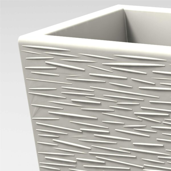Porta vaso Vaso in polietilene EGIZIO rustico 32x22x53 cm ideale per arredare al meglio sia un ambiente interno che esterno Arancio