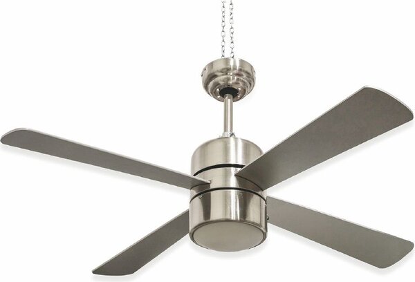 Kooper Ventilatore da Soffitto con Telecomando con Luce Lampadario Ventilatore 4 Pale 120 cm - 2193210