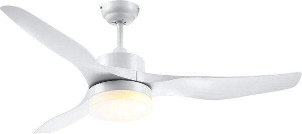 DecHome Ventilatore da Soffitto con Telecomando con Luce Lampadario Ventilatore 6 Velocit Diametro 132x40 cm - 392WT/B31