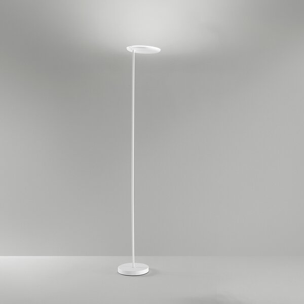 Piantana Moderna Ophelia Metallo Bianco Acrilico Led 15W 3000K
