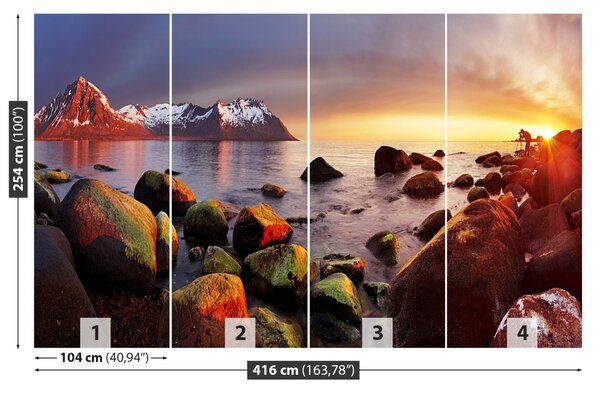 Carta da parati Ocean Norvegia 104x70 cm