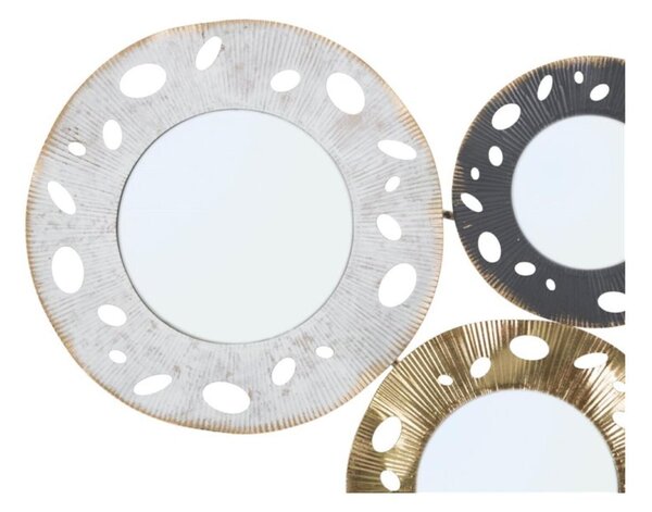 Pannello decorativo 3D in metallo dal design astratto e geometrico GLOTY-B, in 3D sono il nuovo trend Dimensioni 104x4x h 45,5 cm per decorare le tue pareti