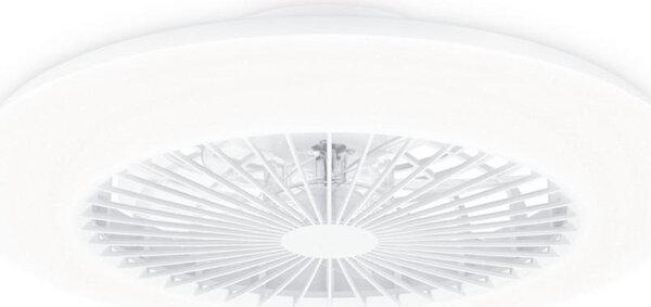 Philips Ventilatore da Soffitto con Telecomando con Luce Lampadario Ventilatore 7 Pale Potenza 62 Watt colore Bianco - Amigo 42+20 W
