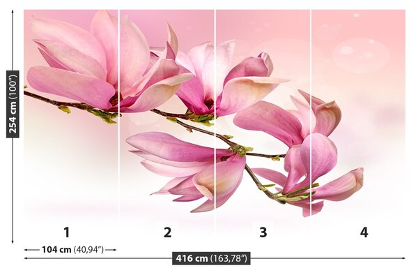 Carta da parati Magnolia 104x70 cm
